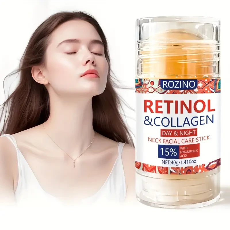 ROZINO 72h Long-Lasting Hydration Retinol & Collagen Facial Moisturizer Stick