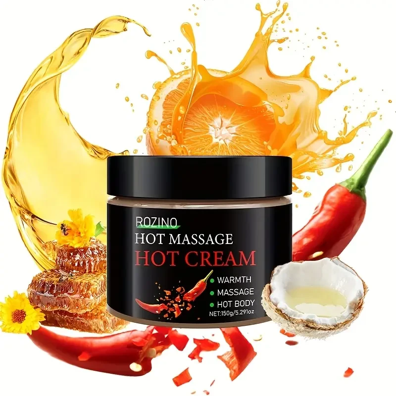 ROZINO Hot Massage Cream - Intense Firming & Hydration