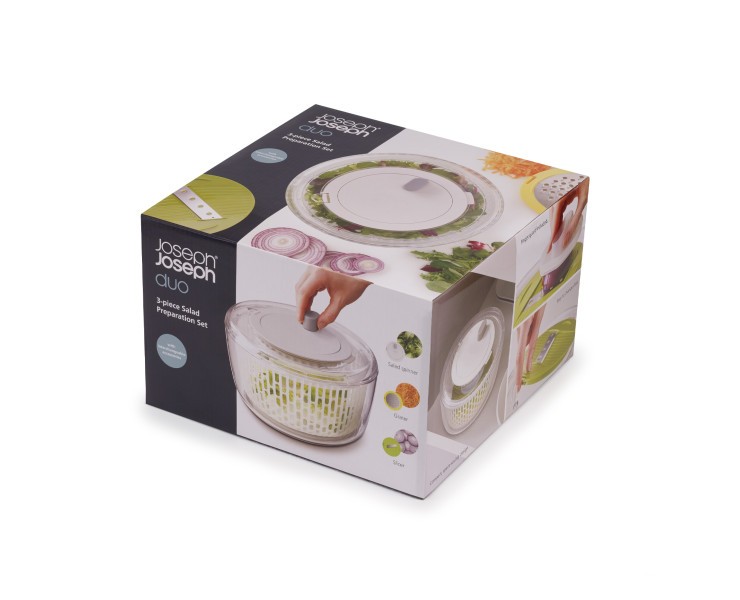 3pc Salad Preparation Set (Mcolor)  - Joseph Joseph Duo