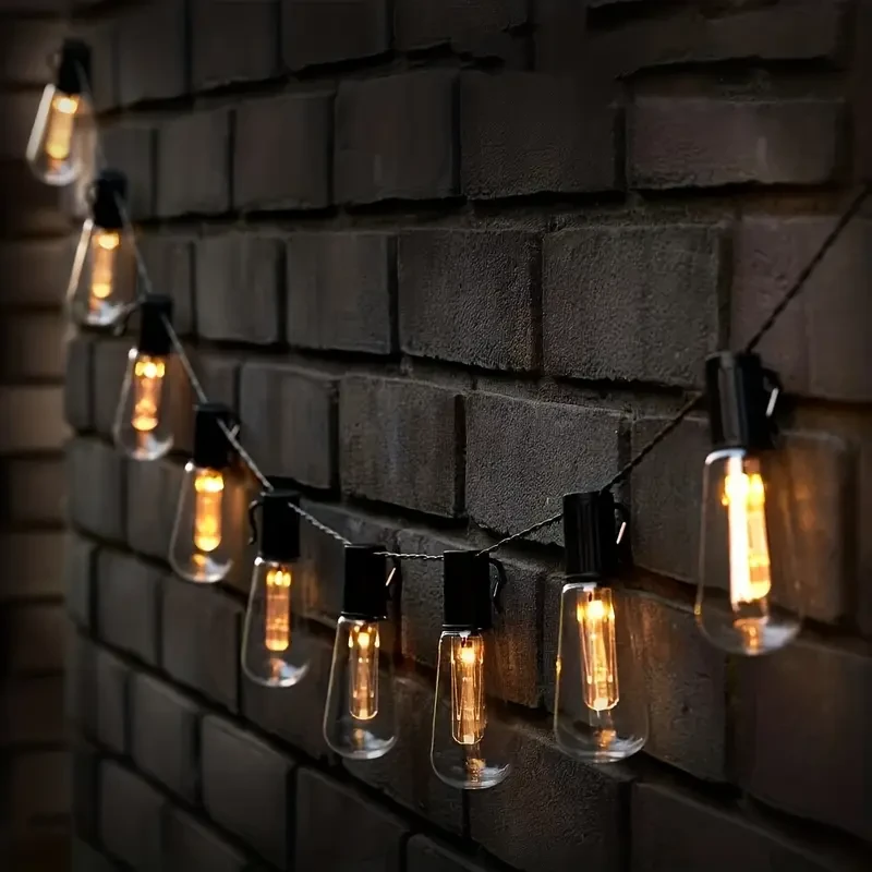 GoldenCentury Solar String Lights
