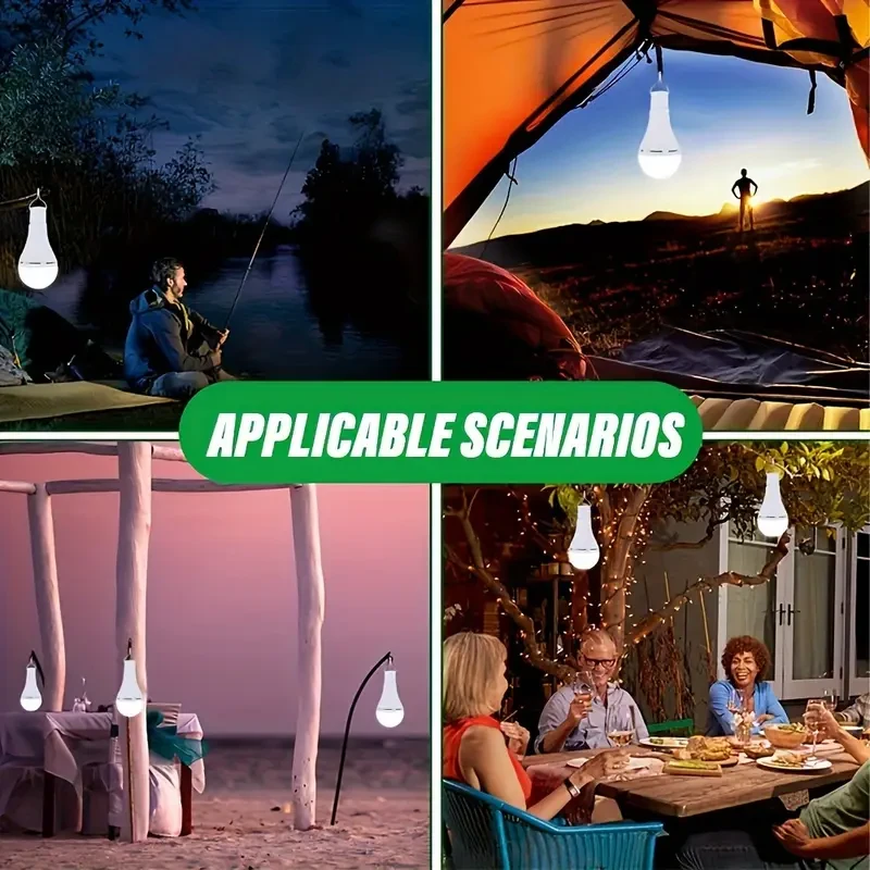 4pcs GoldenCentury Solar LED Bulbs