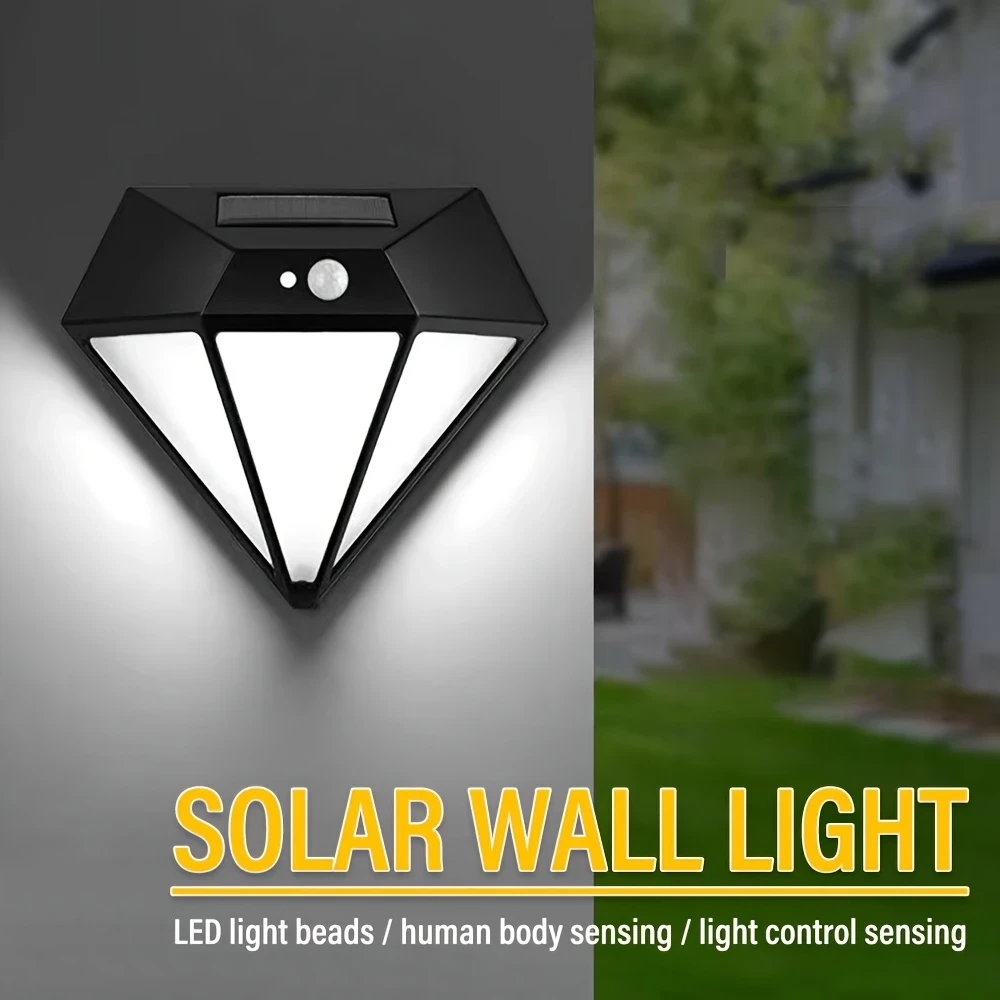 GoldenCentury Solar Wall Light with Motion Sensor