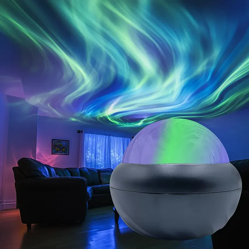 1pc USB-Powered Aurora and Starry Sky Projector