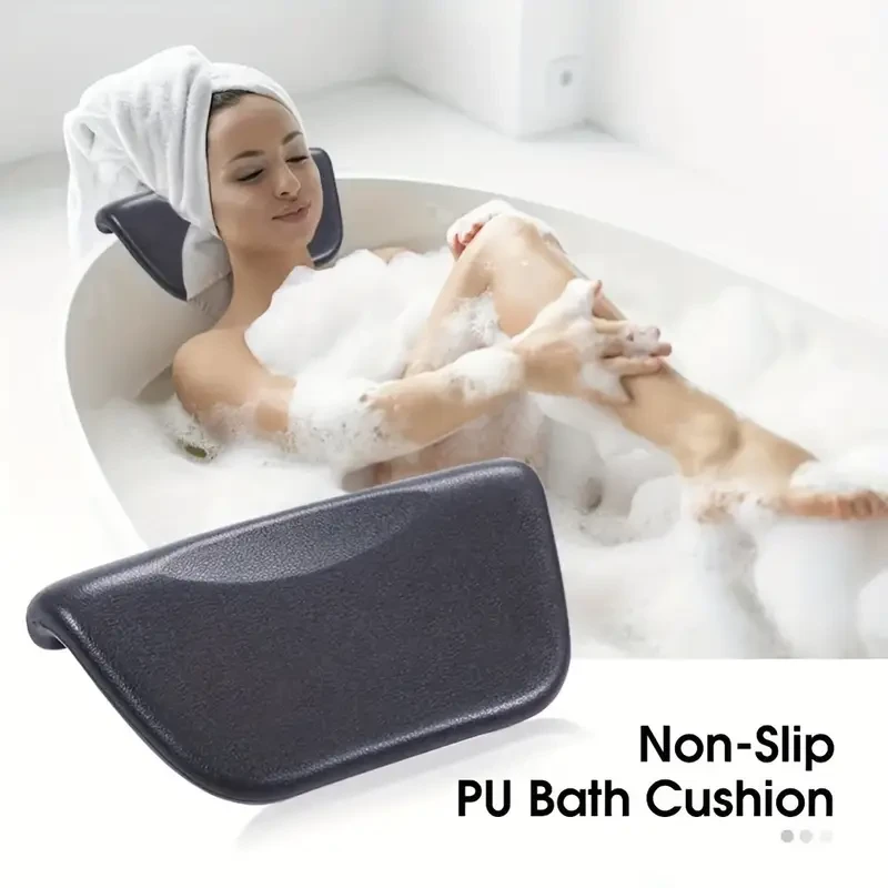 Seasonal Bathtub Pillow: Waterproof Neck & Head Support