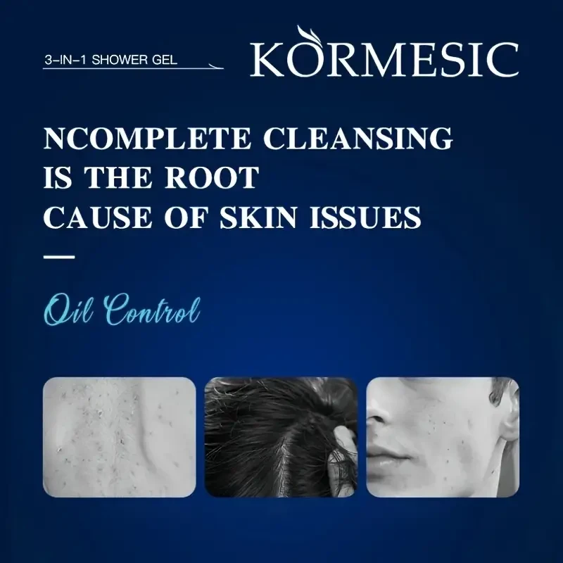 KORMESIC Men's 3-in-1 Cleansing System