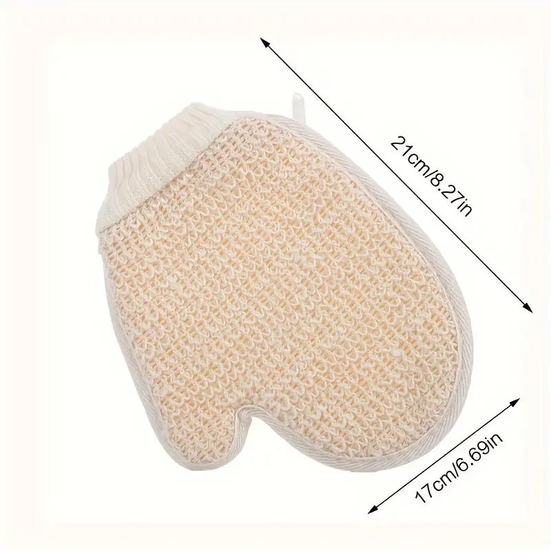 set of sword hemp exfoliating shower gloves
