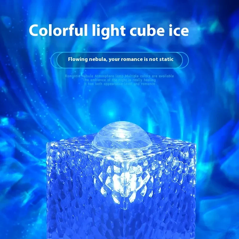 Rotating Water Ripple Small Night Lamp