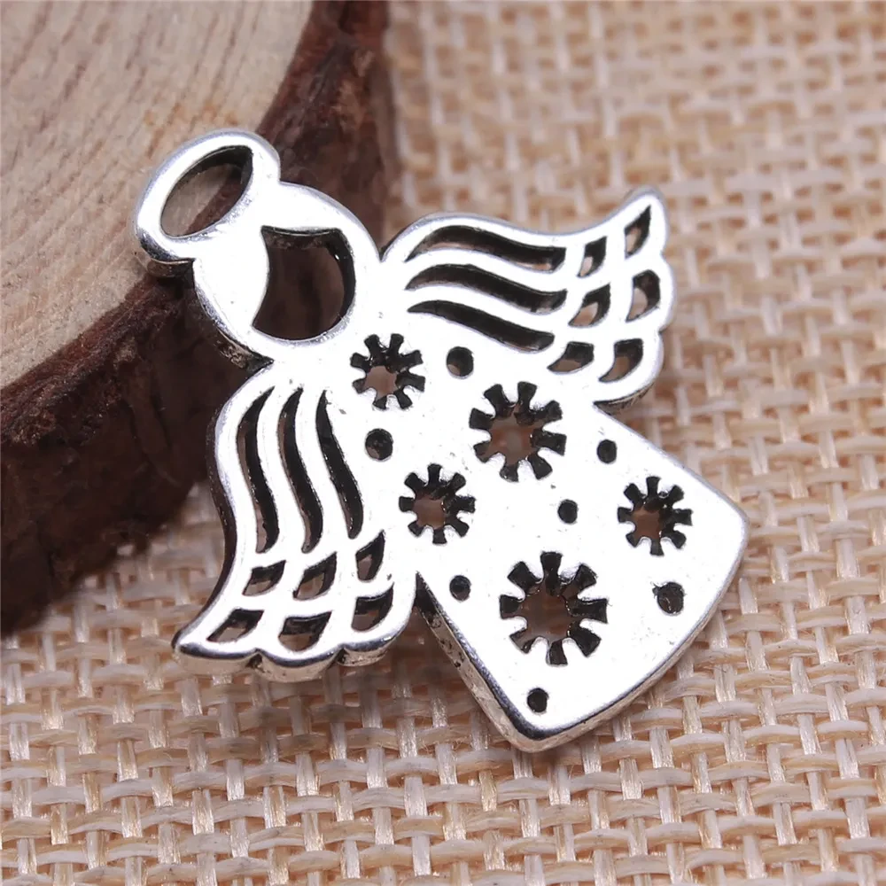 Handmade DIY Angel Character Carved Pendant