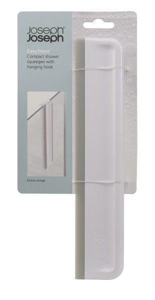EasyStore Compact Shower Squeegee - Grey/White - Joseph Joseph