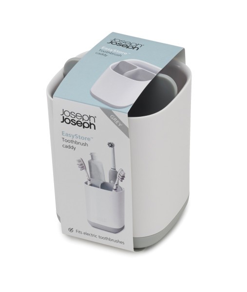 EasyStore Toothbrush Caddy - Grey  - Joseph Joseph