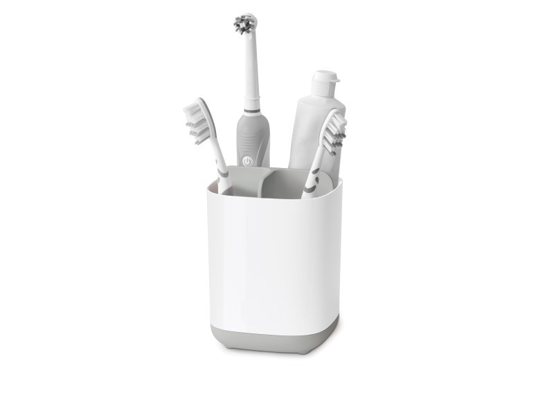 EasyStore Toothbrush Caddy - Grey  - Joseph Joseph