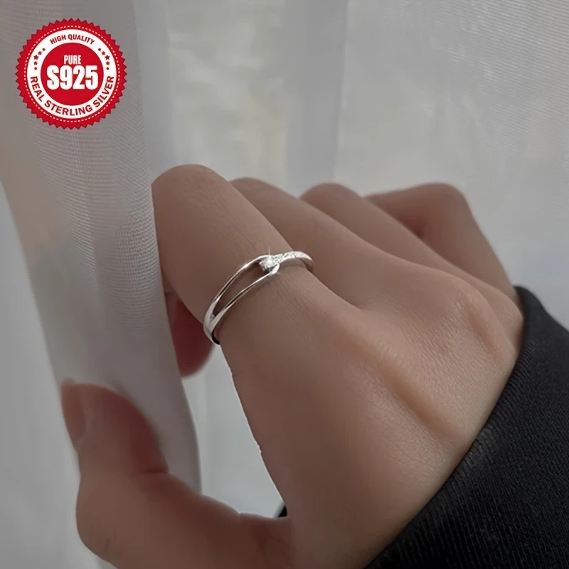 Elegant 925 Sterling Silver Adjustable Open Ring | 18K Golden Plated Rupert's Tear Design, Hypoallergenic & Vintage Style