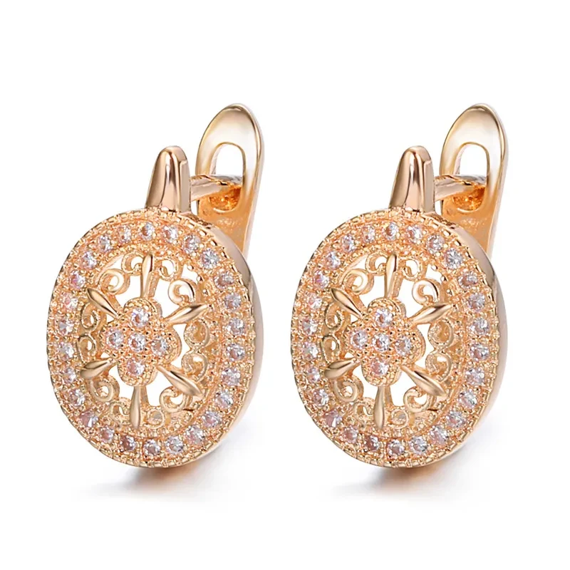 Special-interest Simple Temperamental And Personalized Zircon Earrings