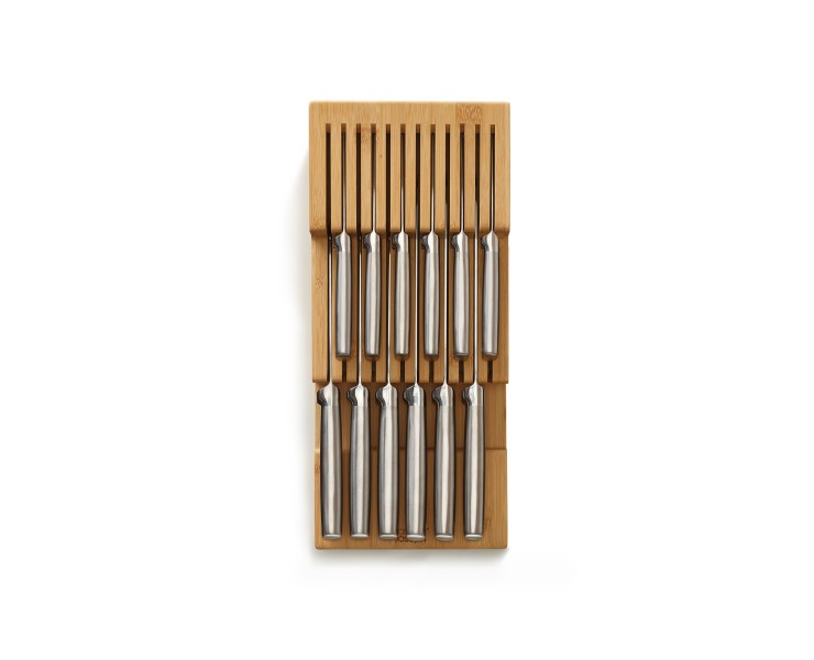 Drawerstore Bamboo 2-Tier Knife Organiser  - Joseph Joseph
