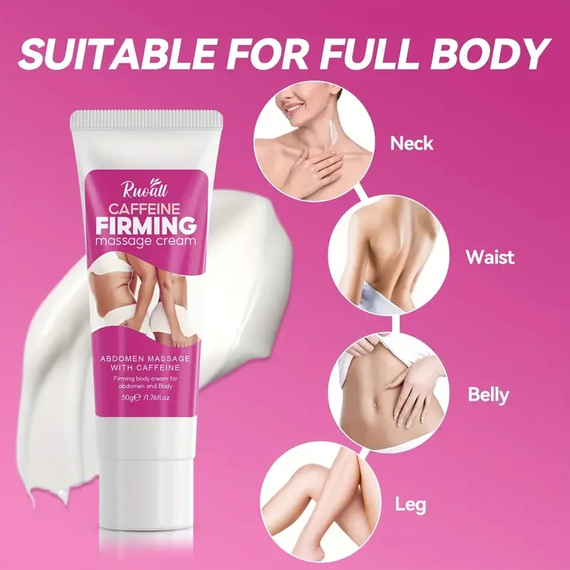 Caffeine massage cream with collagen