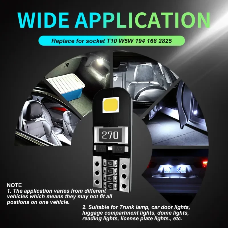 LED Car Light T10 W5W Width Lamp