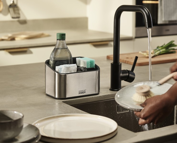 Surface Stainless Steel Sink Tidy  - Joseph Joseph