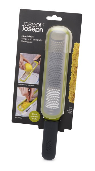 Handi-Zest Zester with Integrated Blade Wiper - Joseph Joseph