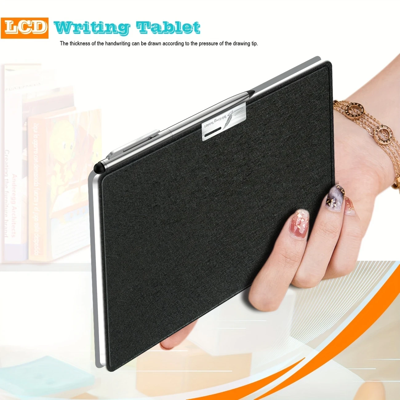 7.35 Inch LCD Writing Tablet with Protective Fabric Case