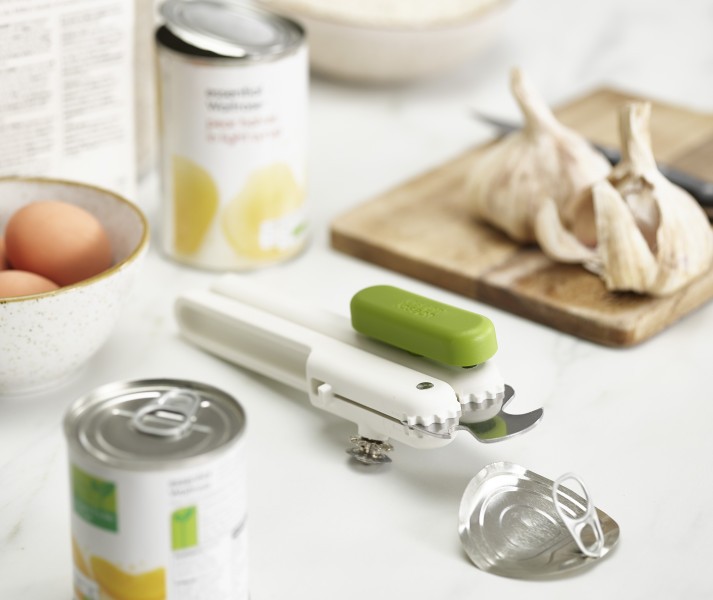 Pivot 3-in-1 Can Opener - White/Green  - Joseph Joseph