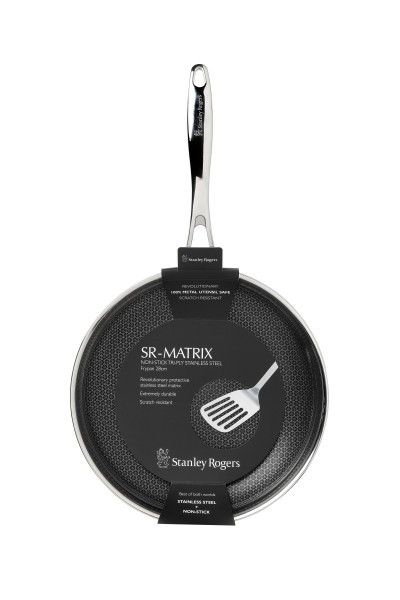 Matrix Stainless Steel Frypan 28cm  - Stanley Rogers