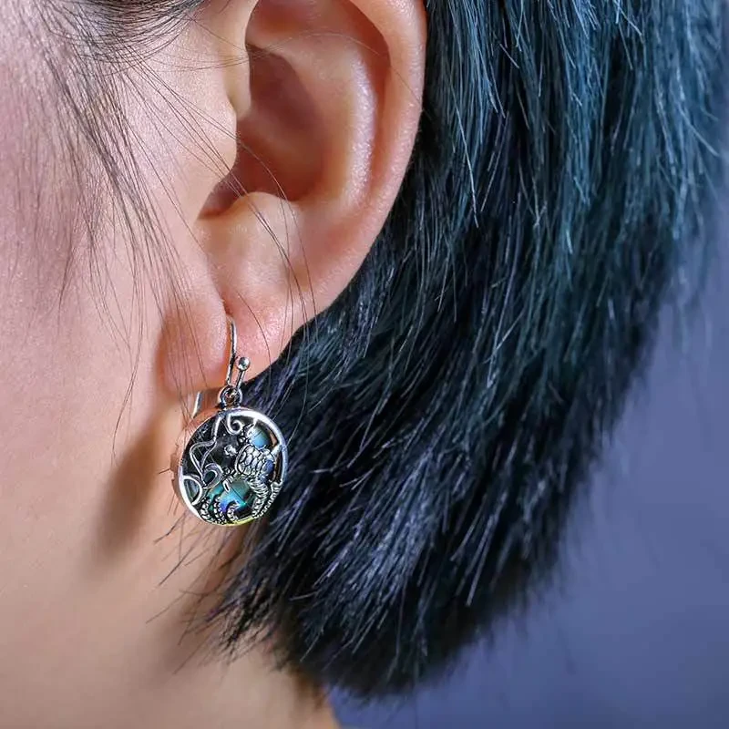 Creative Beach Women's Colorful Shell Earrings