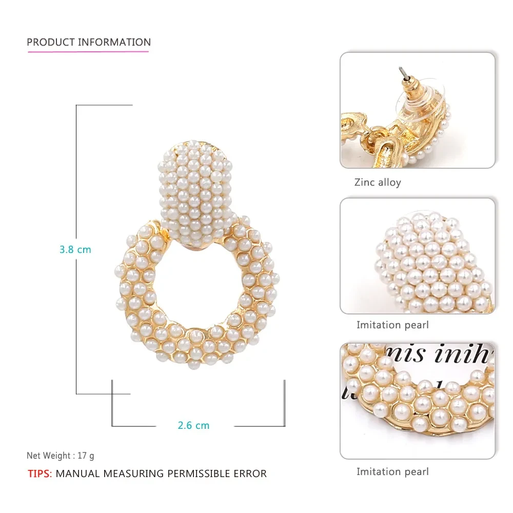 Women's Creative All-match Baroque Pearl Earrings