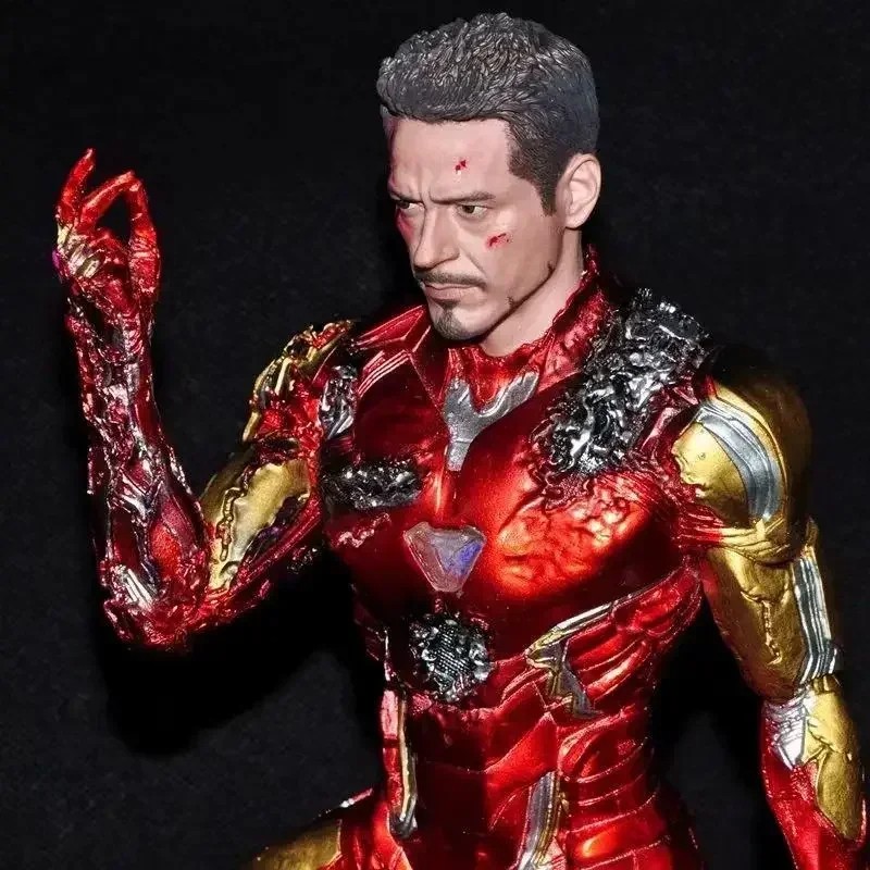 Iron Man Mk85 Snap Kneeling Statue  Avengers Endgame Anime Figure