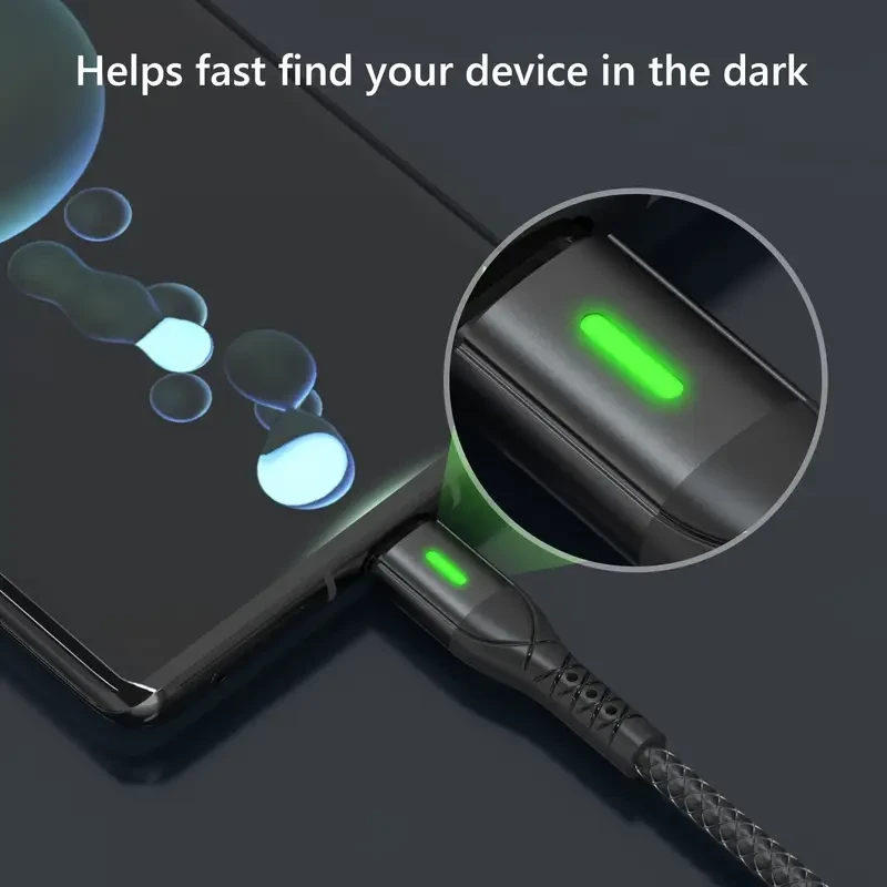 2-Pack SooPii USB A to C Cable with LED Indicator