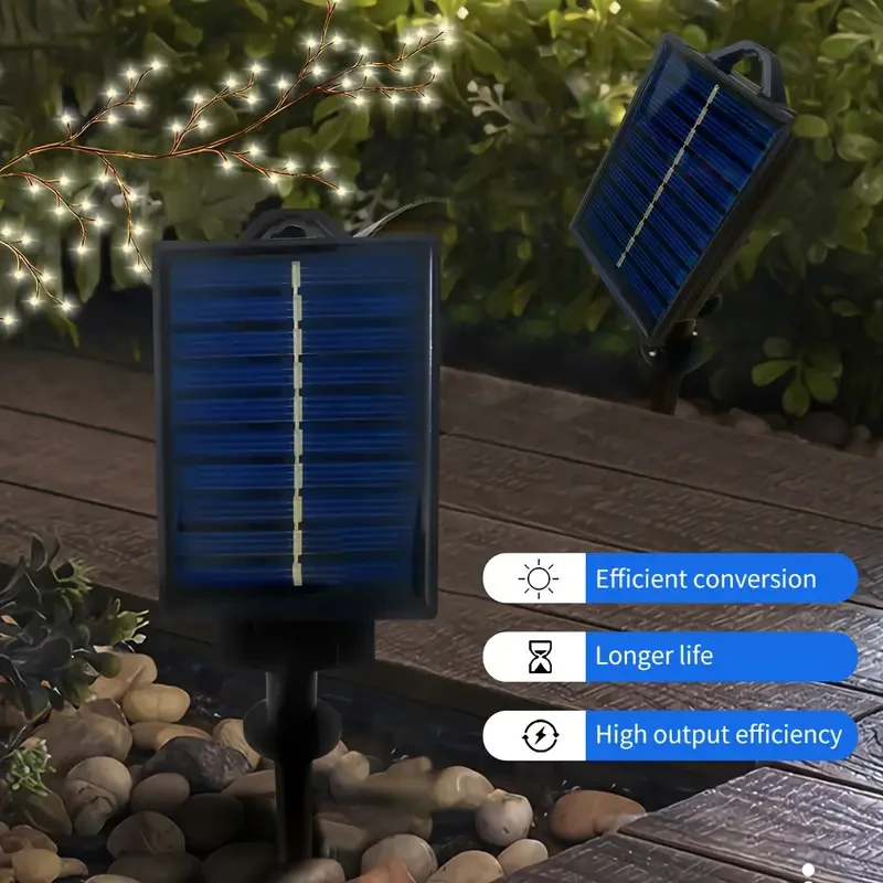 pc Solar Powered Tree Branch Light