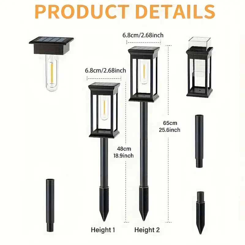 Outdoor solar lights