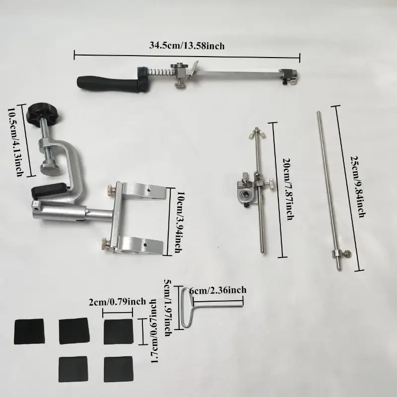 Upgraded Fixed Angle Sharpening Machine for Kitchen Tools with 360-Degree Flip And Constant Angle Grinding System