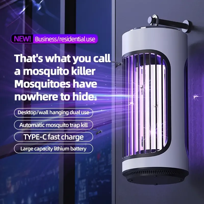 2-in-1 USB Rechargeable LED Mosquito Killer Lamp