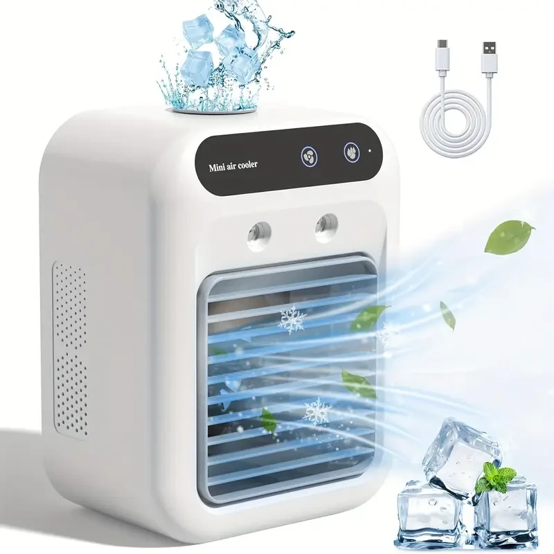 MOMMED Portable USB Desktop Air Cooler Fan
