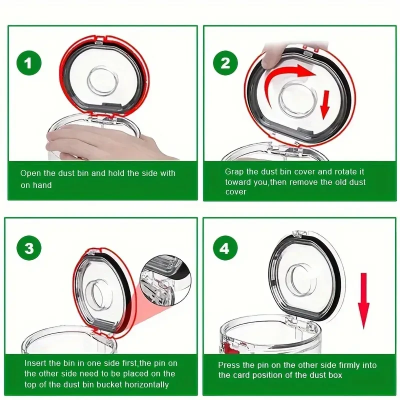 for Dyson V7/V8/SV10/SV11 Vacuum Cleaner Dust Bin Lid Replacement Kit