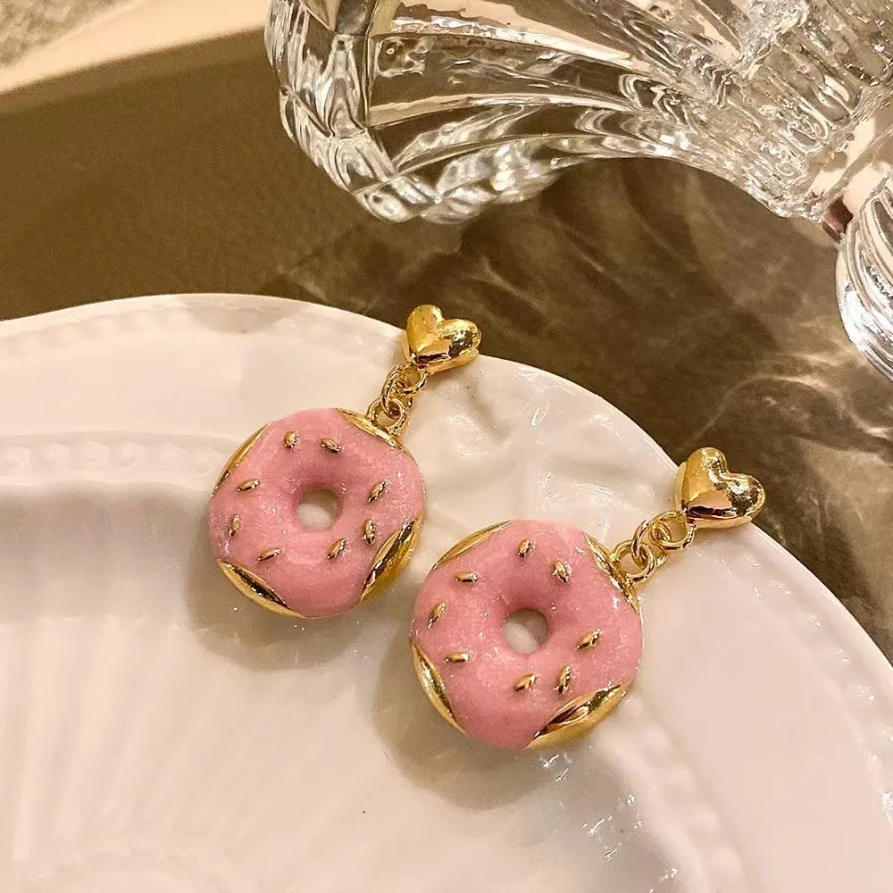 Dopamine Girls Donut Earrings