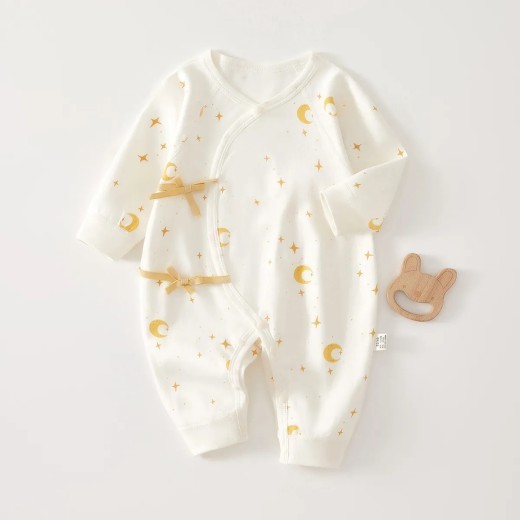 Pure Cotton Newborn Baby Jumpsuit Boneless