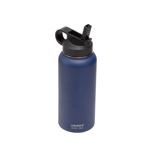 Stainless Steel Bottle Navy 900ml - Wiltshire