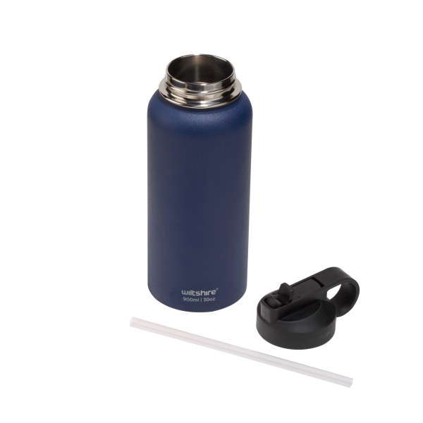 Stainless Steel Bottle Navy 900ml - Wiltshire