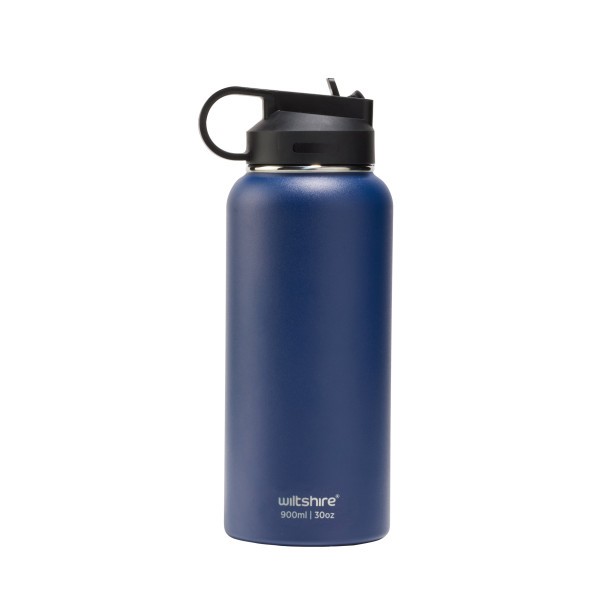 Stainless Steel Bottle Navy 900ml - Wiltshire