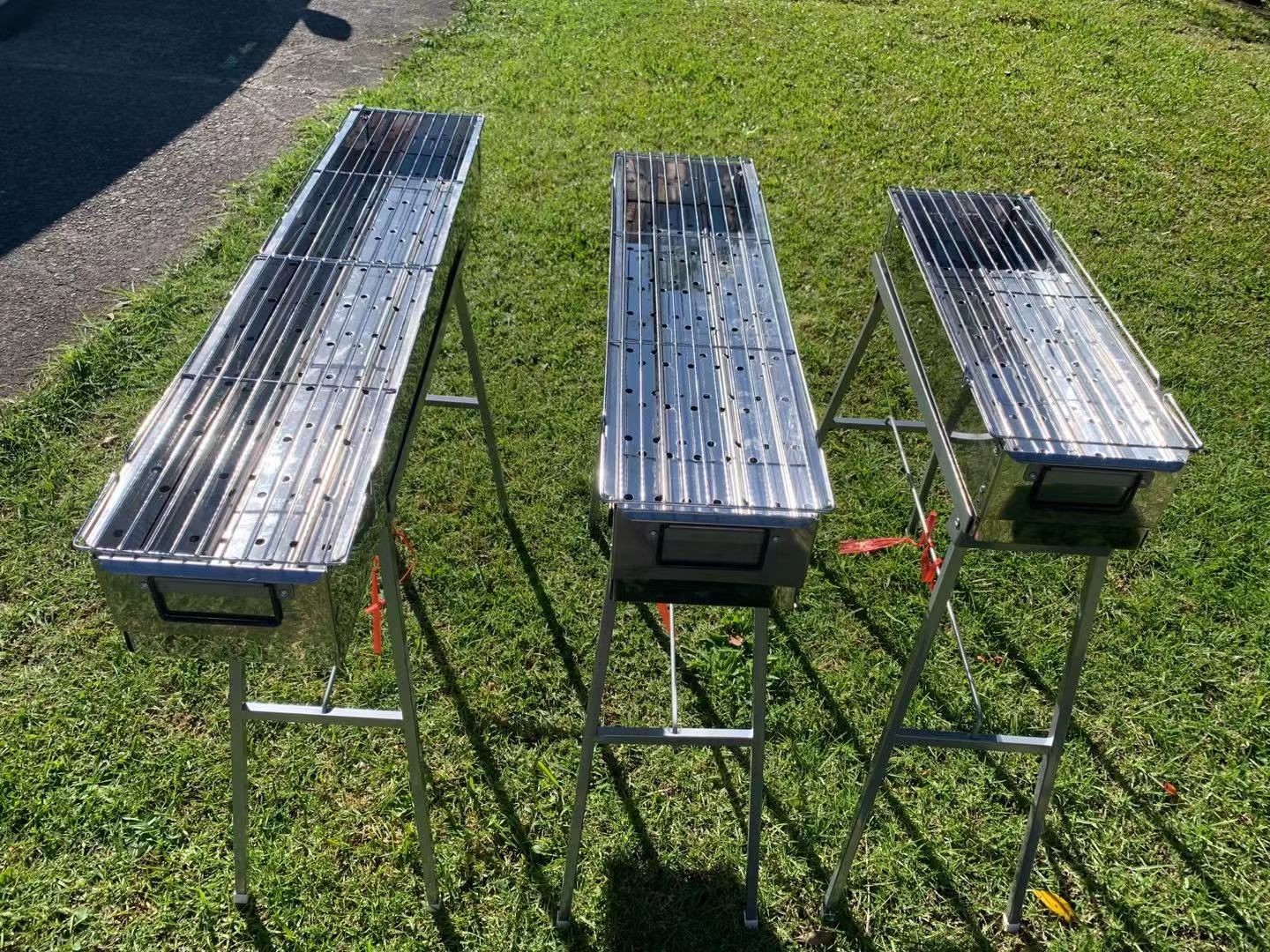 100cm x 26cm Charcoal BBQ grill