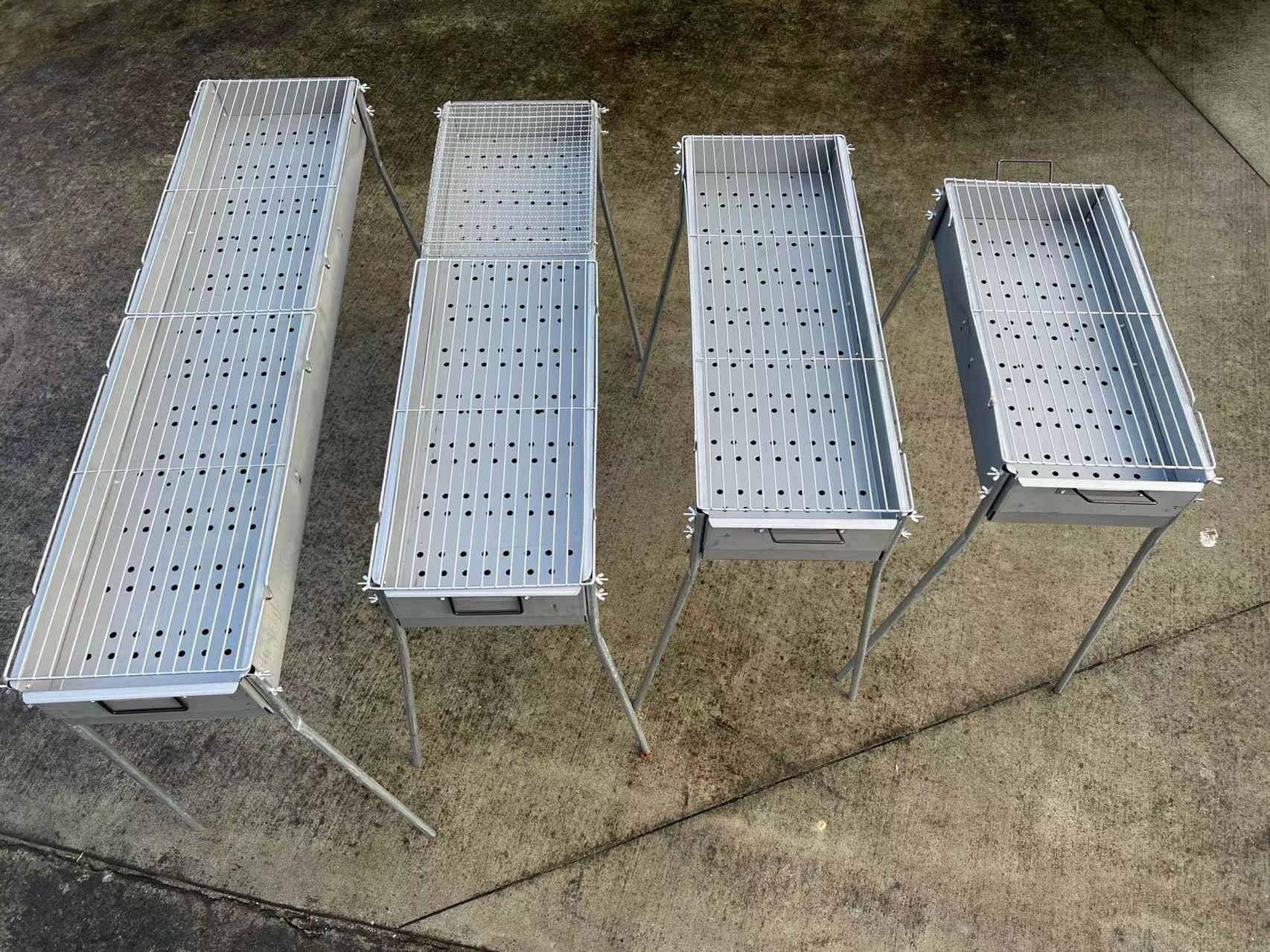 100cm x 26cm Charcoal BBQ grill