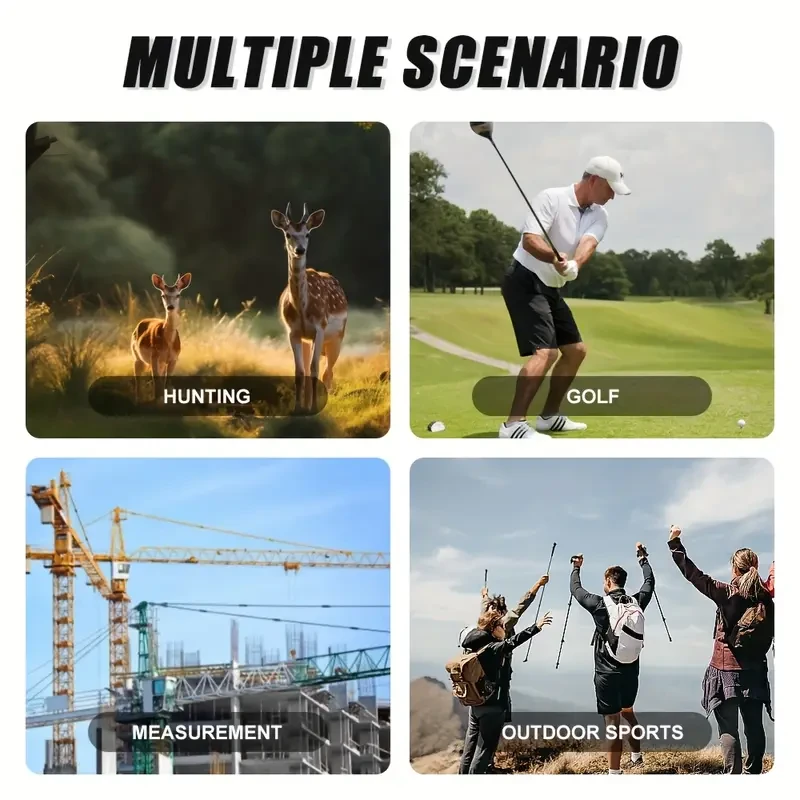 REVASRI 1000m Laser Distance Meter for Hunting & Outdoor Sports