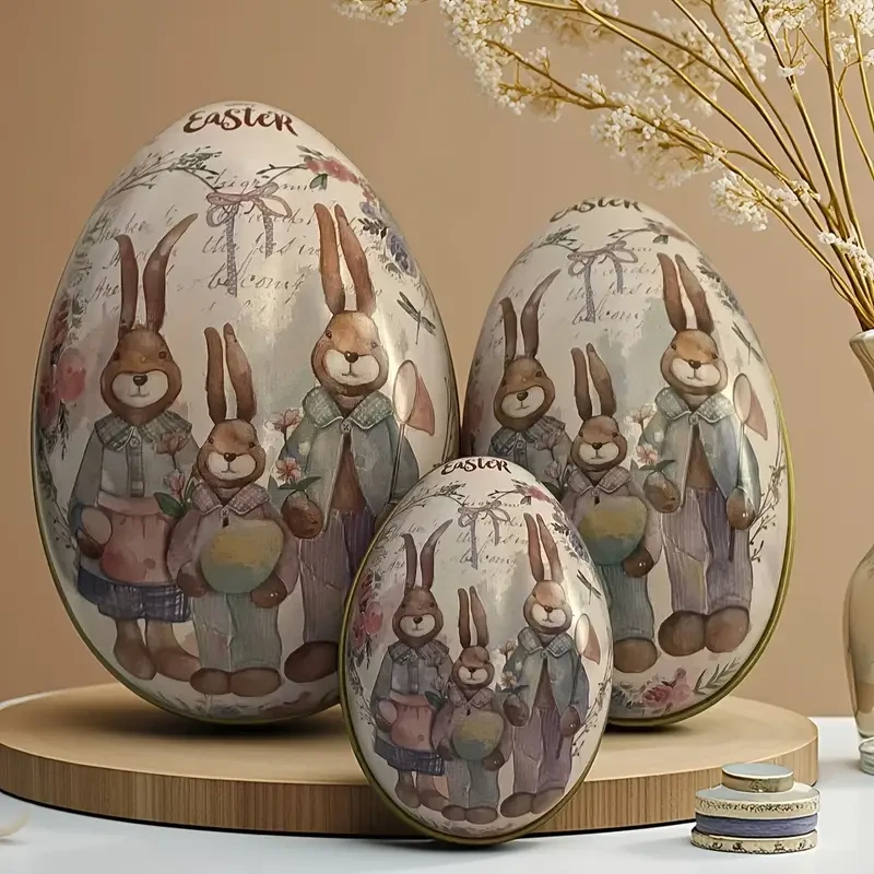 Easter eggs, small, medium and large