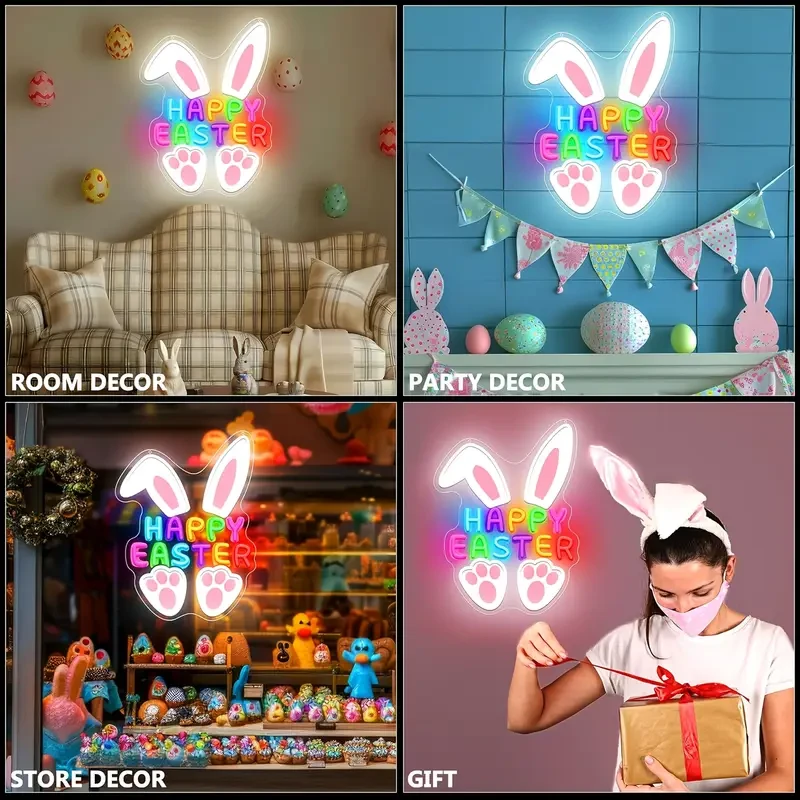 Happy Easter Neon Sign