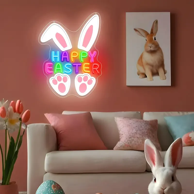 Happy Easter Neon Sign