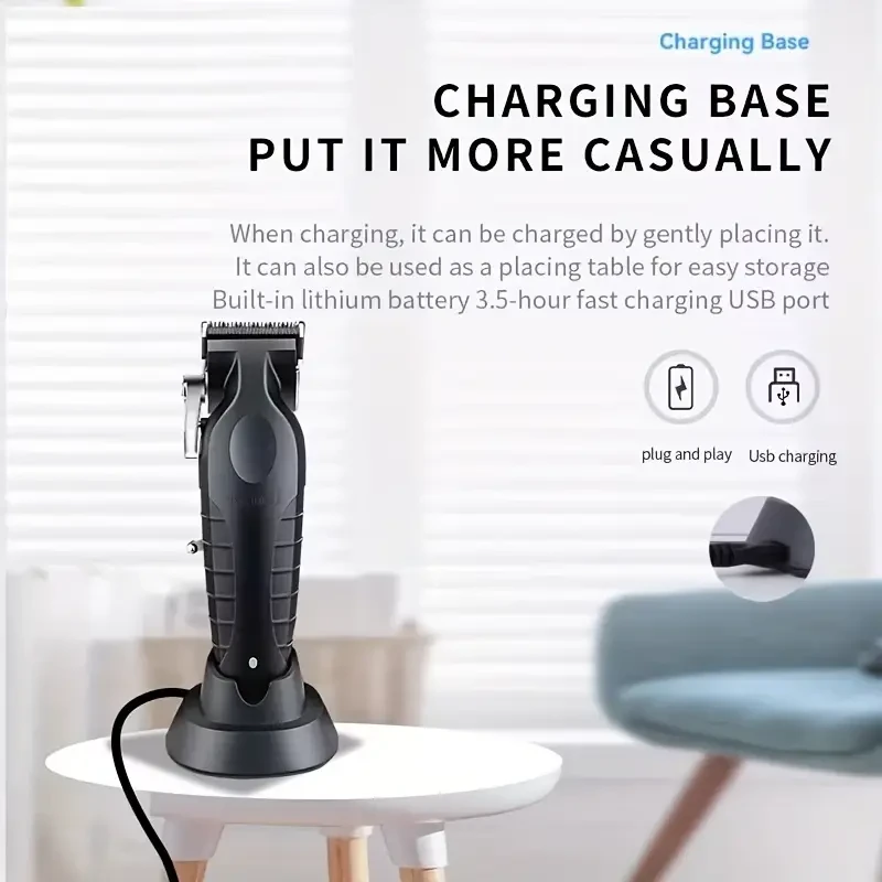 Kemei Professional Hair Clipper Kit for Men