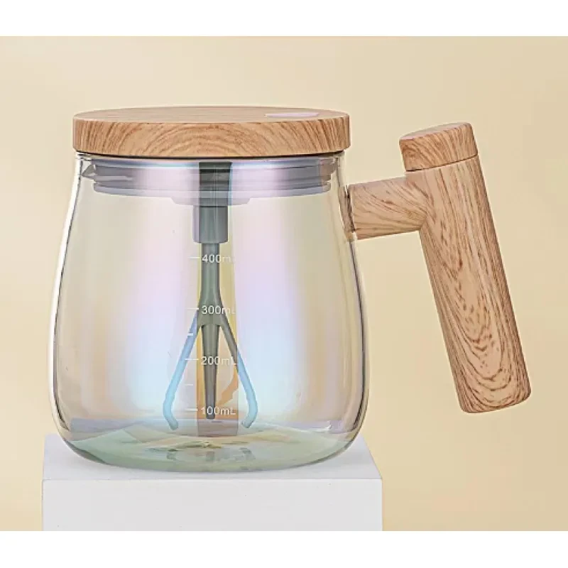 400ML Self Stirring Coffee Mug Electric Mixing Glass Coffee CupHigh Speed Fast Automatic Coffee Cup