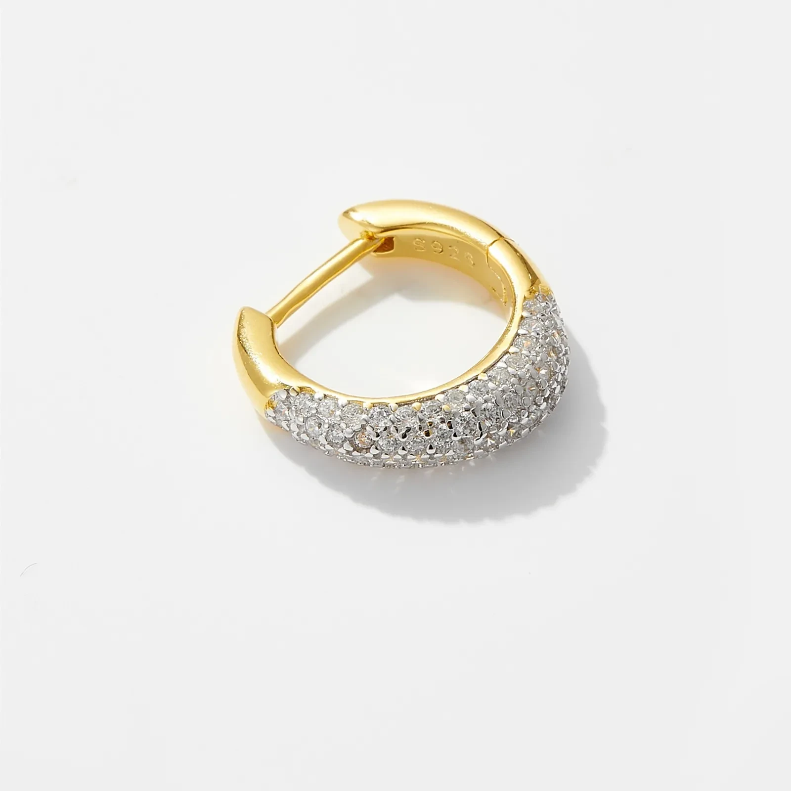 S925 Sterling Silver Small Ear Ring Simple Fashion High Sense