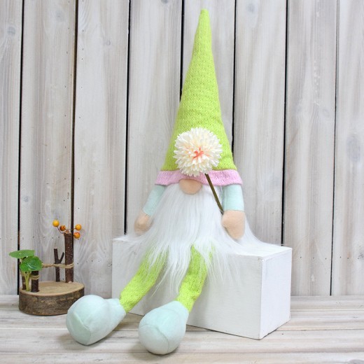 Home Decoration Faceless Doll Green